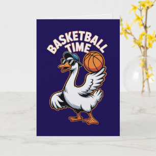 Basketball Time Silly Goose Sporty Card