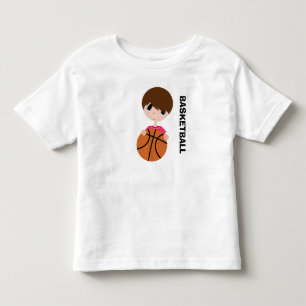 BASKETBALL! Toddler Fine Jersey T-Shirt