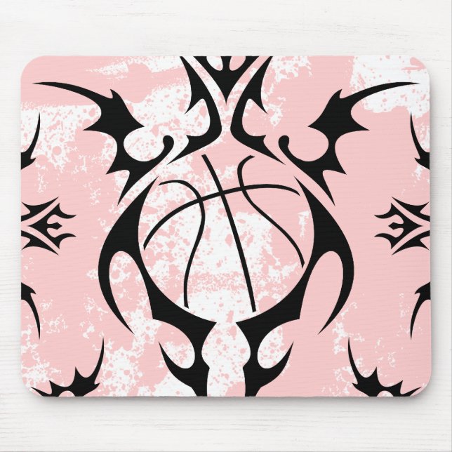 basketball. tribal. mouse pad (Front)