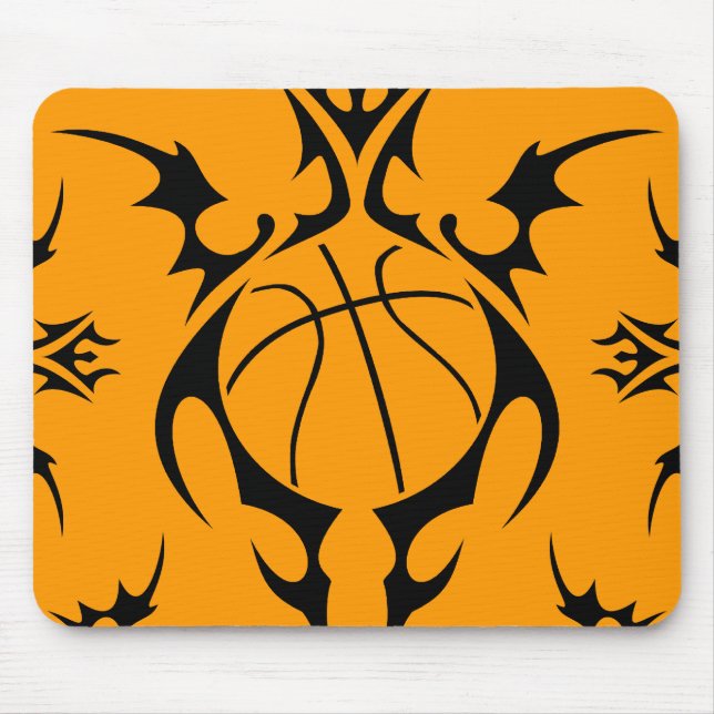 basketball. tribal. mouse pad (Front)