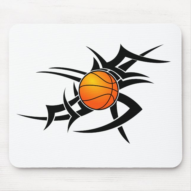 Basketball Tribal Mousepad (Front)