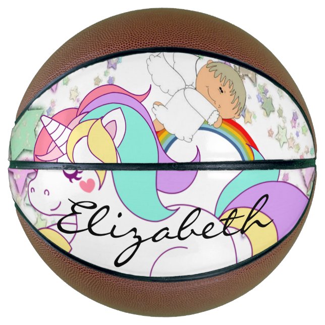 Basketball Unicorn Angel Stars (Front)