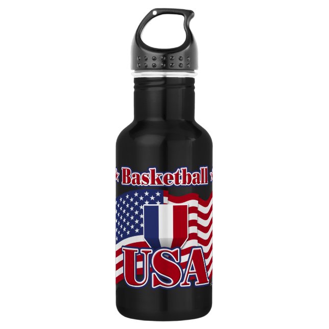 Basketball USA 532 Ml Water Bottle (Front)