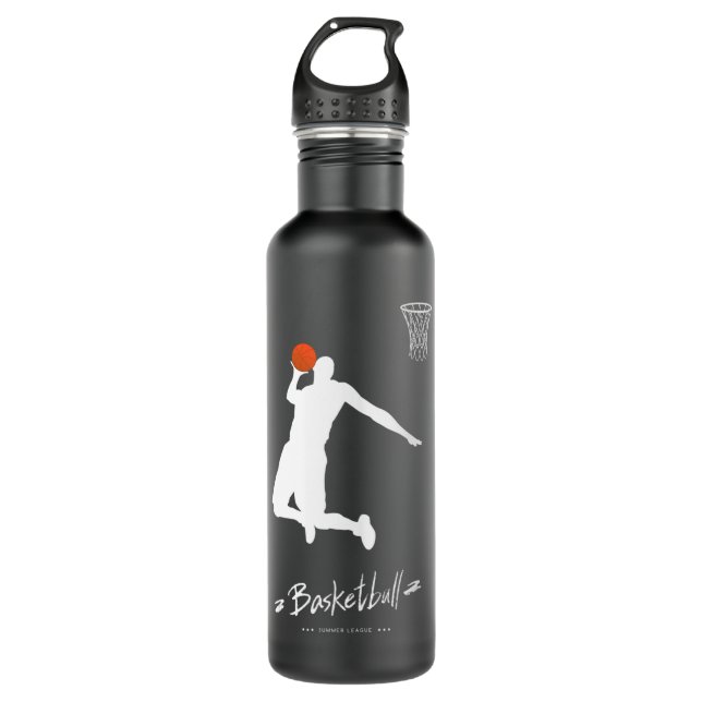 Basketball Usa-Nba Summer League.png 710 Ml Water Bottle (Front)