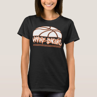 Basketball Vampire penguin women's shirt