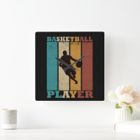 Basketball vintage player dribbling