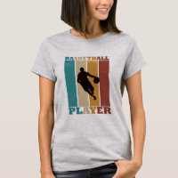 Basketball vintage player dribbling