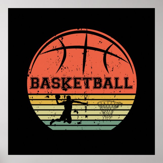 basketball vintage poster (Front)