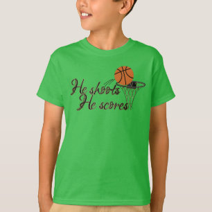Basketball Vneck T-Shirt