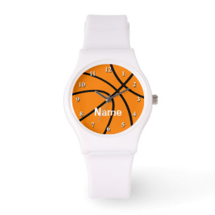 Basketball watch with personalizable name