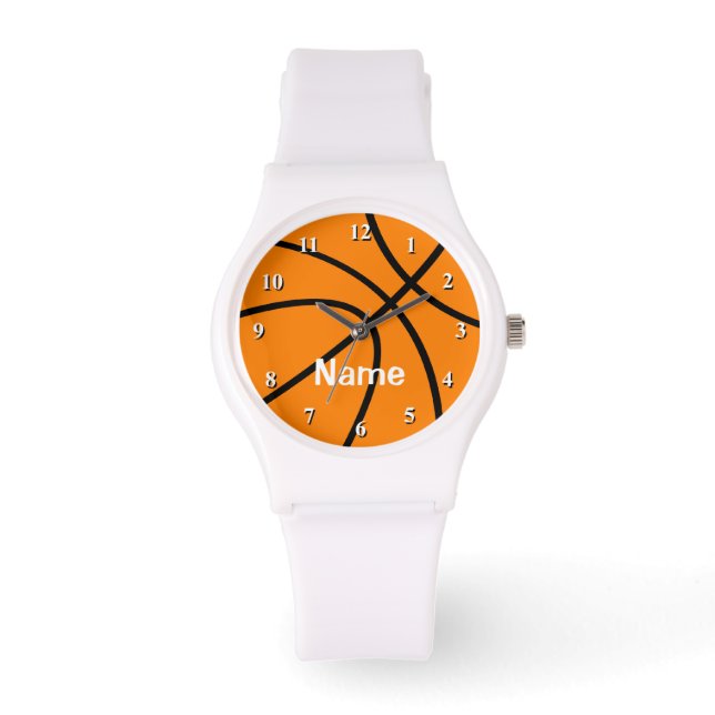 Basketball watch with personalizable name (Front)