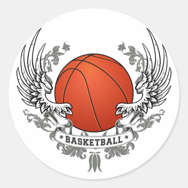 Basketball Wings Sticker (Front)