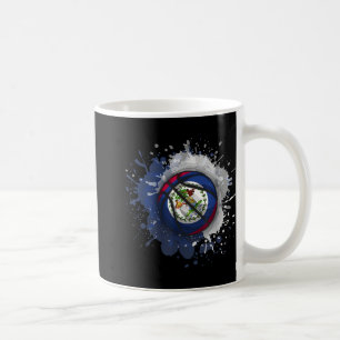 Basketball With Belize Flag Coffee Mug