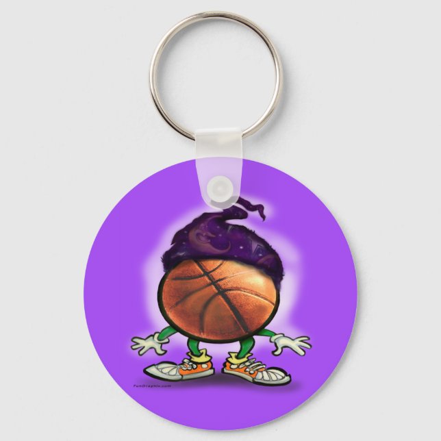 Basketball Wizard Keychain (Front)