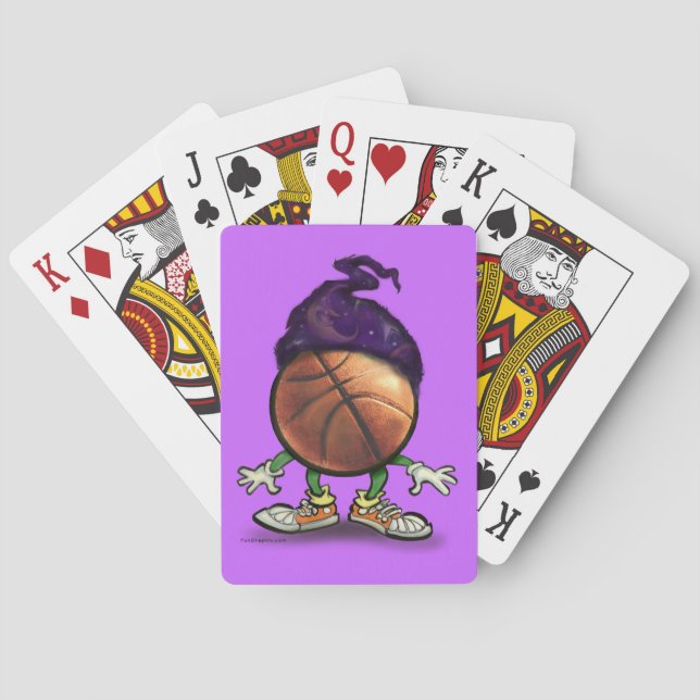 Basketball Wizard Playing Cards (Back)