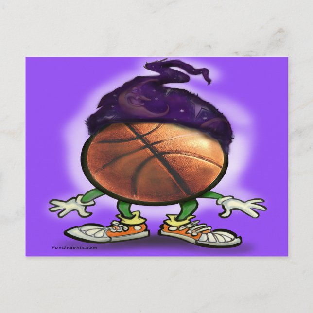Basketball Wizard Postcard (Front)