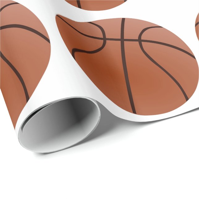 Basketball Wrapping Paper (Roll Corner)