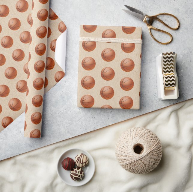 Basketball Wrapping Paper (Crafts)