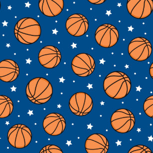 Blue Basketball Wrapping Paper Gift Wrap More Zazzle Ca