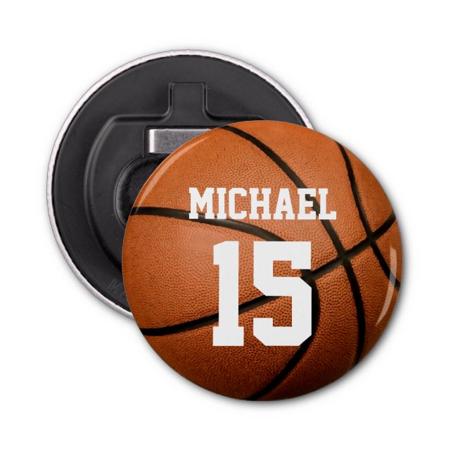 Basketball Your Name Bottle Opener (Front)