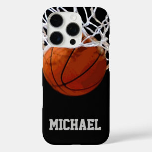 Basketball Your Name iPhone 16 Pro Case