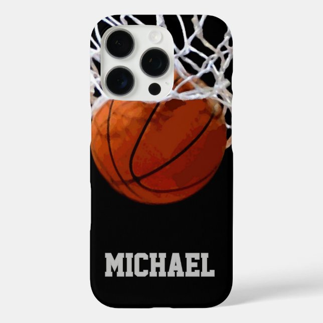 Basketball Your Name Case-Mate iPhone Case (Back)