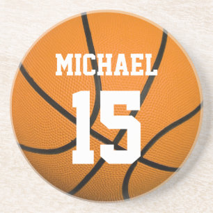 Basketball Your Name Coaster