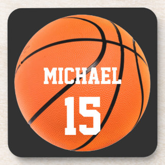 Basketball Your Name Coaster