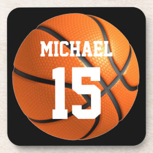 Basketball Your Name Coaster