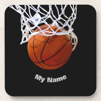 Basketball Your Name Coaster