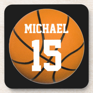 Basketball Your Name Coaster