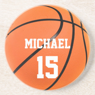 Basketball Your Name Coaster