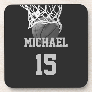 Basketball Your Name Coaster