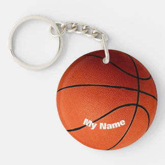 Basketball Your Name Custom Keychain