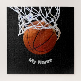 Basketball Your Name Jigsaw Puzzle
