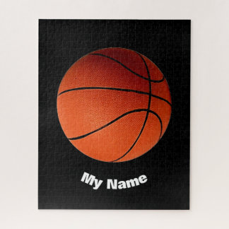 Basketball Your Name Jigsaw Puzzle