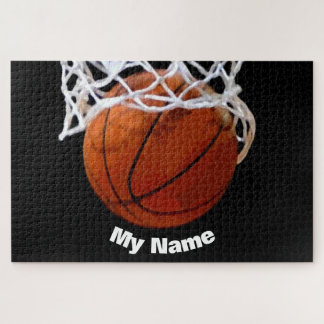 Basketball Your Name Jigsaw Puzzle