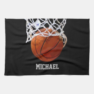 Basketball Your Name Kitchen Towel