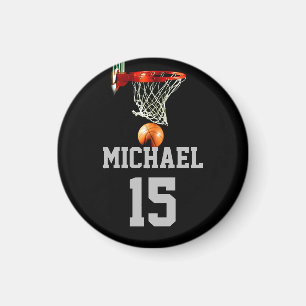 Basketball Your Name Magnet