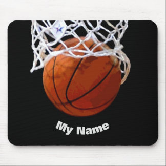 Basketball Your Name Mouse Pad