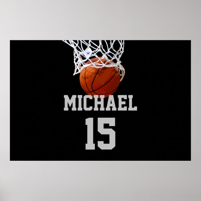 Basketball Your Name Poster (Front)