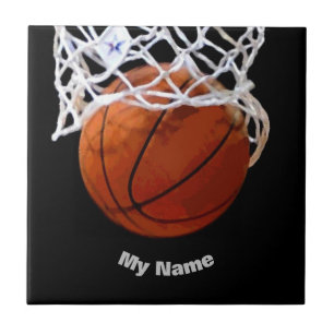 Basketball Your Name Tile