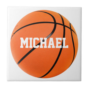Basketball Your Name Tile