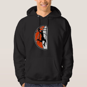 Basketballer Basketball Hoop Dunking Basketball Ho Hoodie
