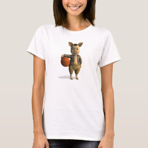 Basketballer Piglet T-Shirt