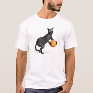 Basketballer Raccoon T-Shirt