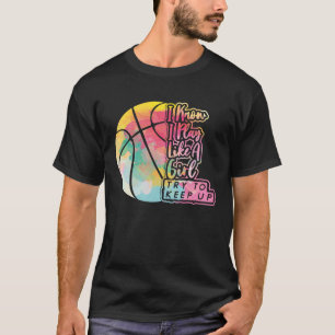 Basketballer women team play like a T-Shirt