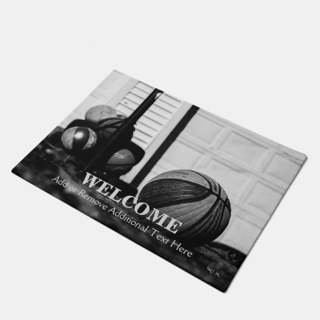Basketballs Doormat (Angled)