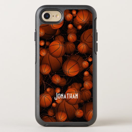 Basketballs everywhere OtterBox symmetry iPhone 8/7 case