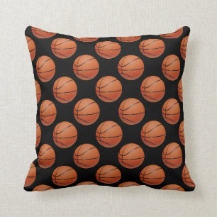 Basketballs Throw Pillow